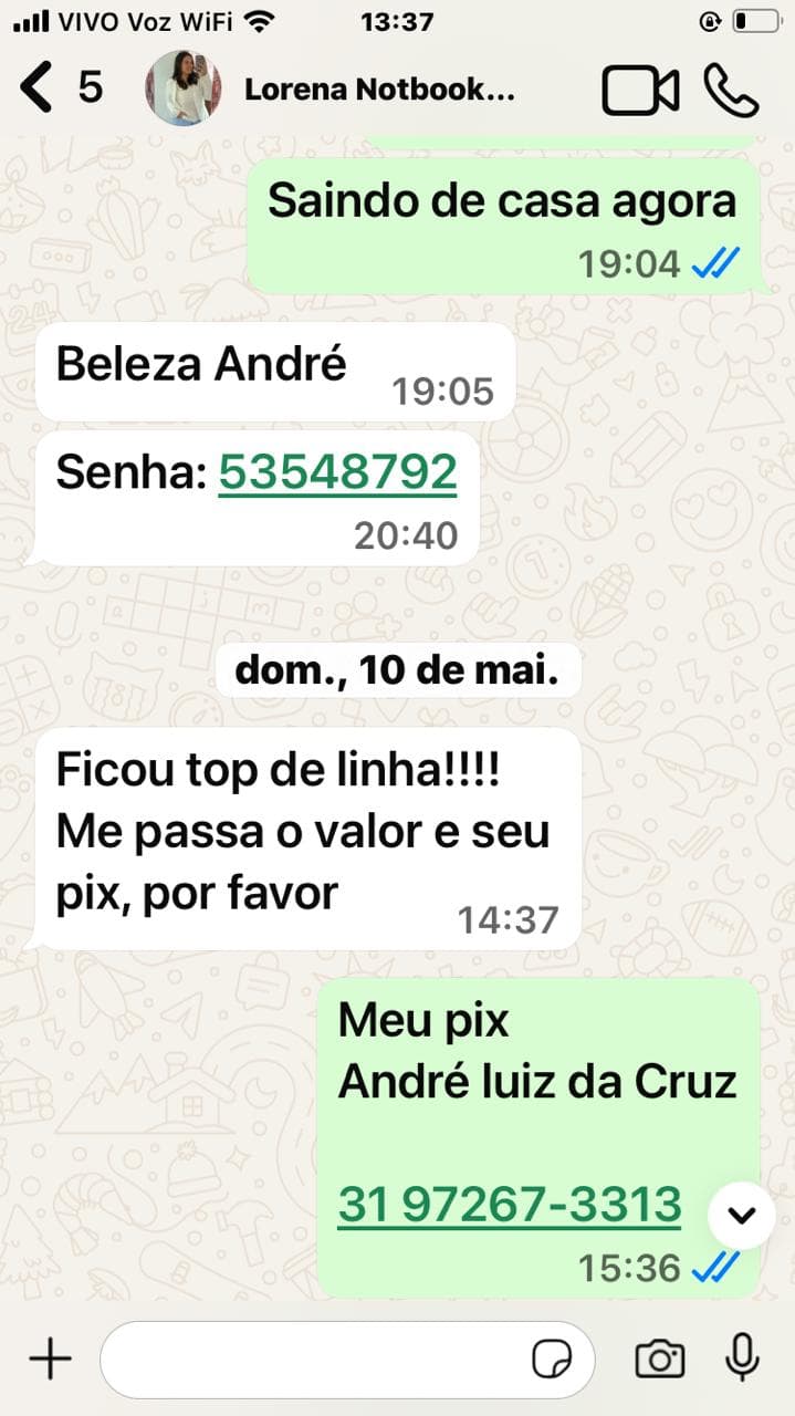 Depoimento Lorena